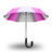 Umbrella Pink Icon